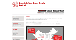 Desktop Screenshot of chinatraveltrendsbook.com